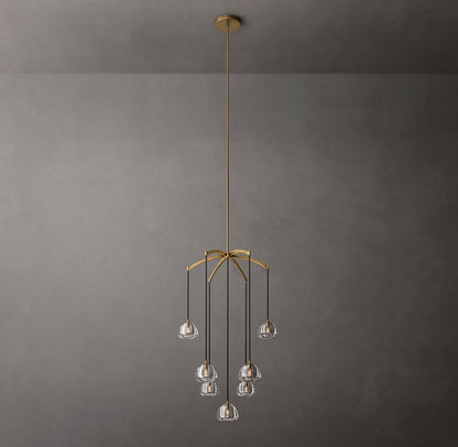 HEMISPHERE ROUND CHANDELIER 36"