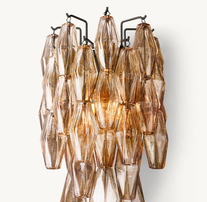 CHIARA SMOKE GLASS SCONCE