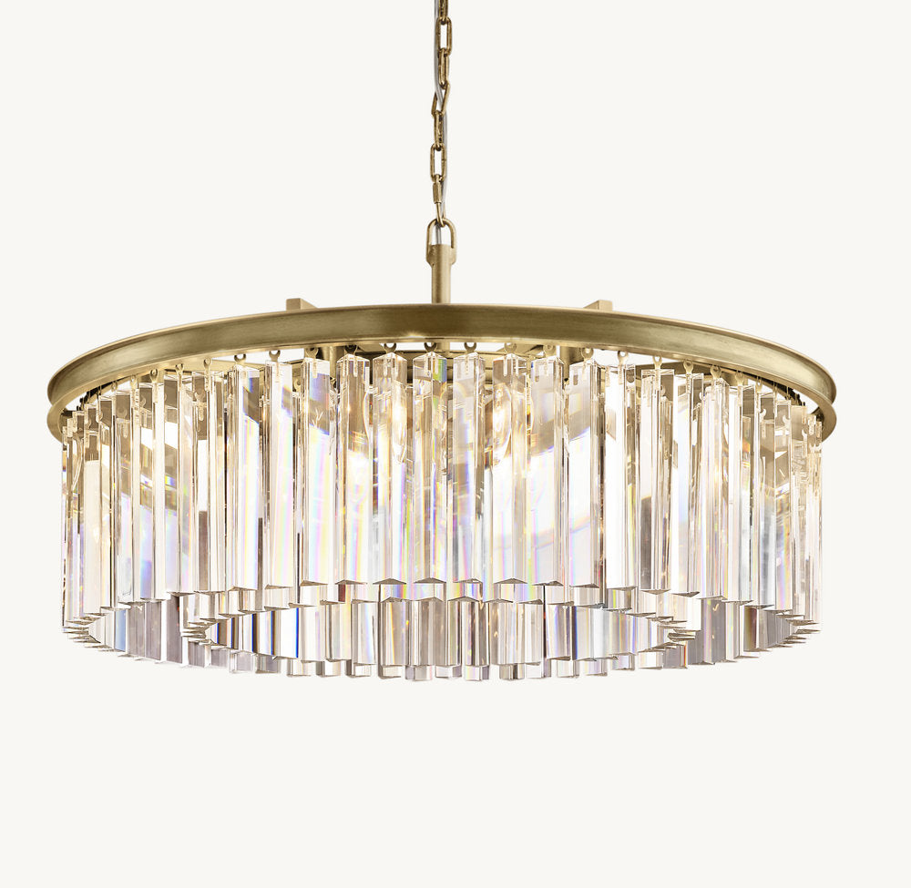 RHYS ROUND CHANDELIER 32"