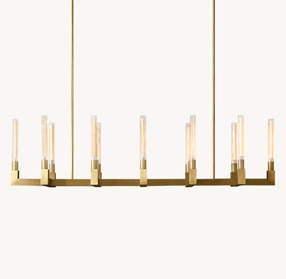 CANNELE LINEAR CHANDELIER 67"