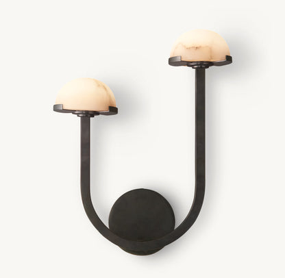 PEDRA DOUBLE SCONCE - LEFT