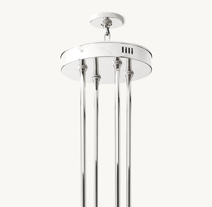 ARCACHON LED ROUND TWO-TIER CHANDELIER 60"