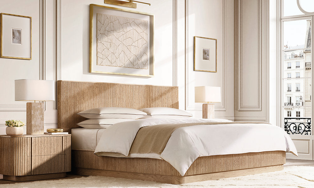 TALLADO CLASSICO TRAVERTINE RECTANGULAR TABLE LAMP