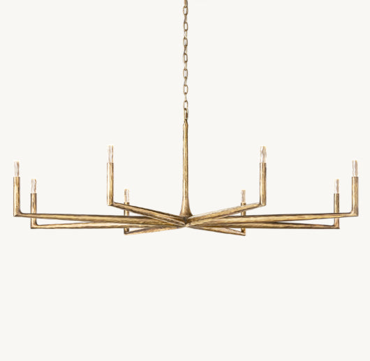 THADDEUS ROUND CHANDELIER 72"