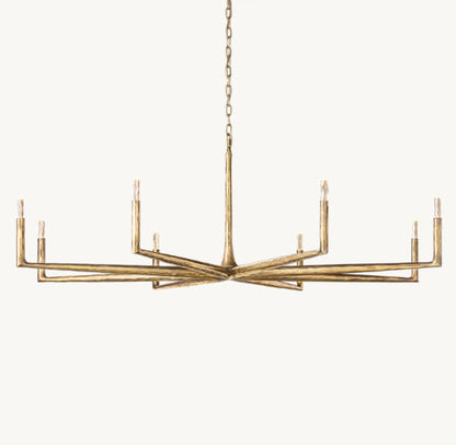 THADDEUS ROUND CHANDELIER 72"