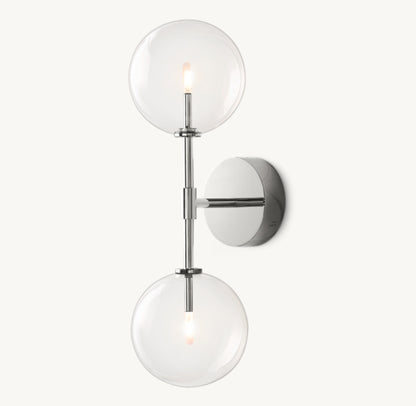 GLASS GLOBE LINEAR SCONCE