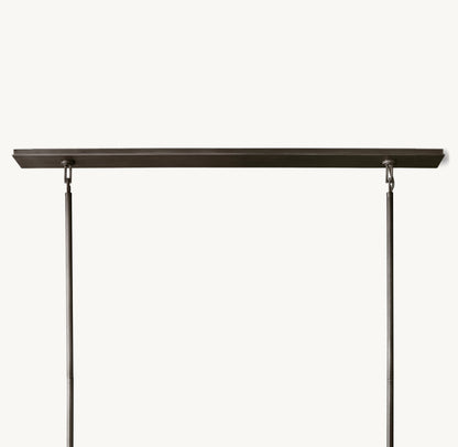 BECKMAN RECTANGULAR CHANDELIER 54"