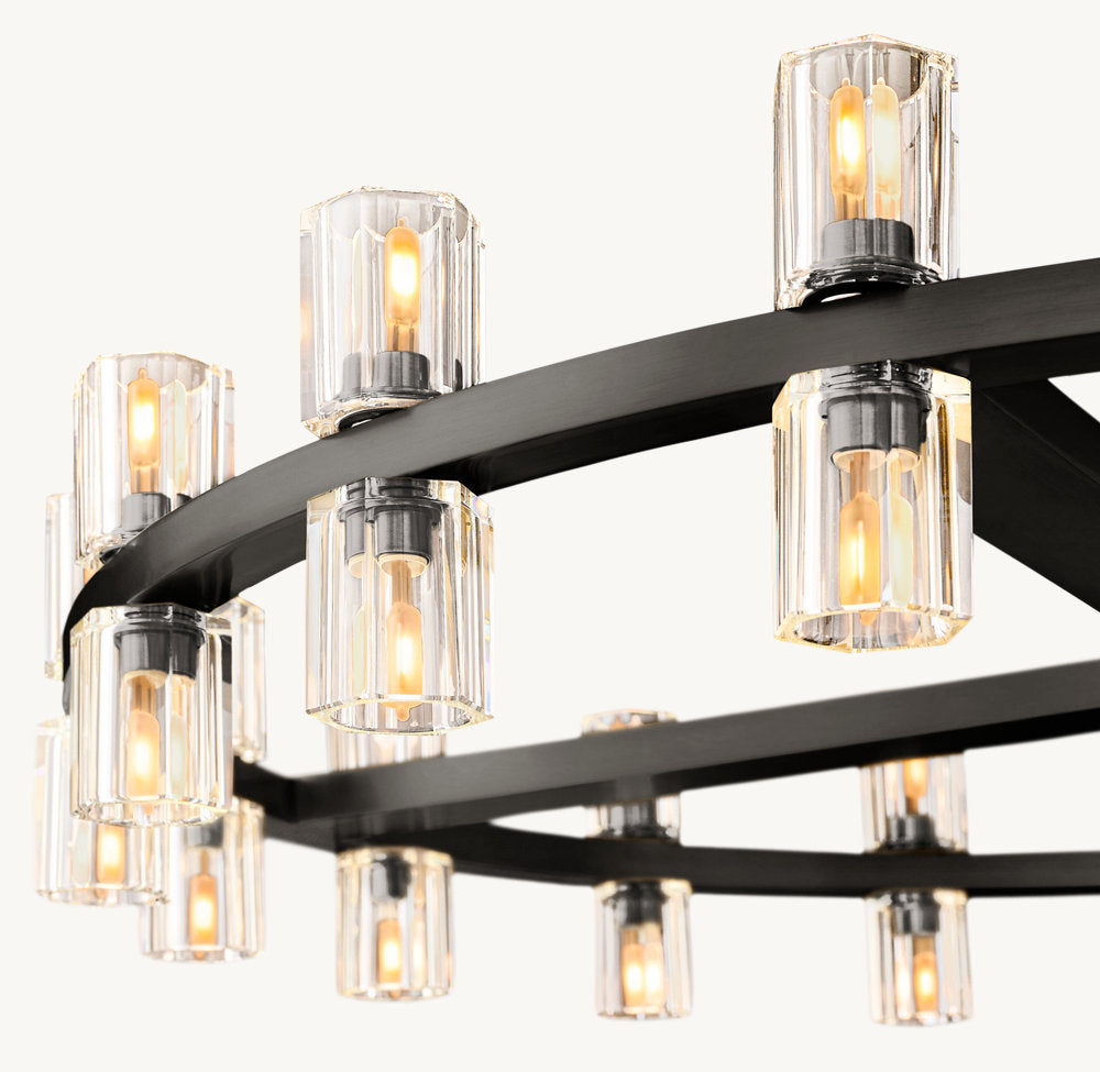 ARCACHON LED ROUND CHANDELIER 36"