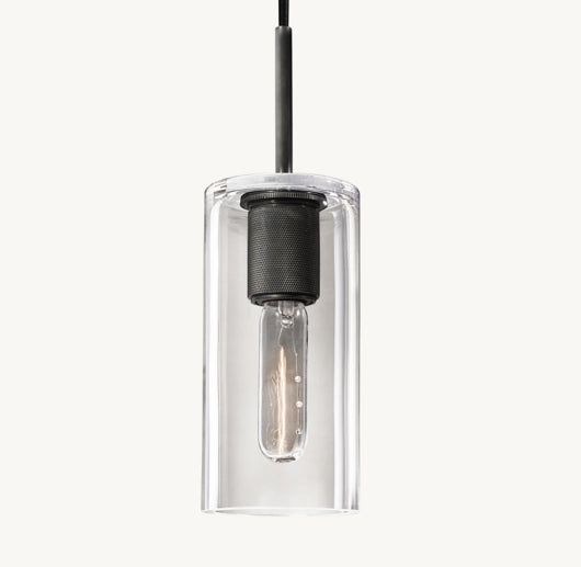 UTILITAIRE CYLINDER SHADE PENDANT
