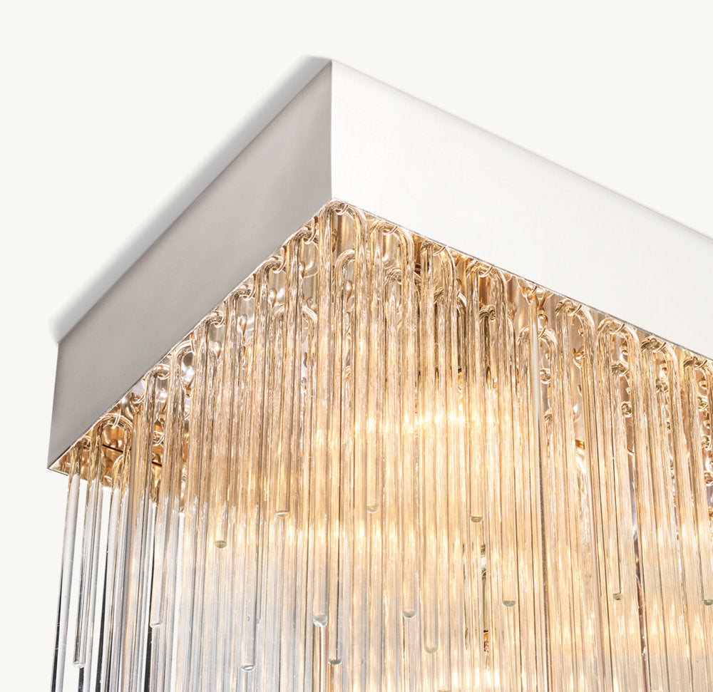 CASCADA RECTANGULAR CHANDELIER 54"