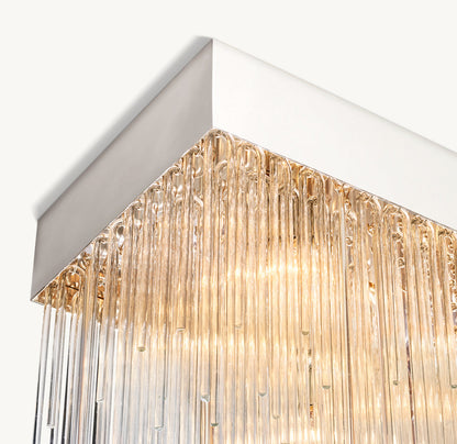 CASCADA RECTANGULAR CHANDELIER 54"