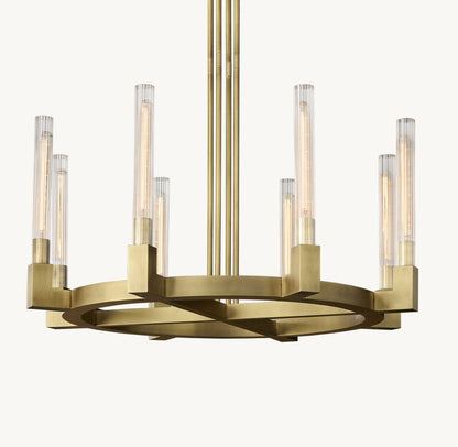 CANNELE ROUND CHANDELIER 36"