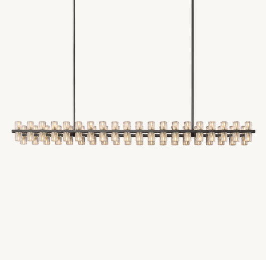 ARCACHON LED RECTANGULAR CHANDELIER 72"