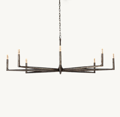 THADDEUS ROUND CHANDELIER 72"