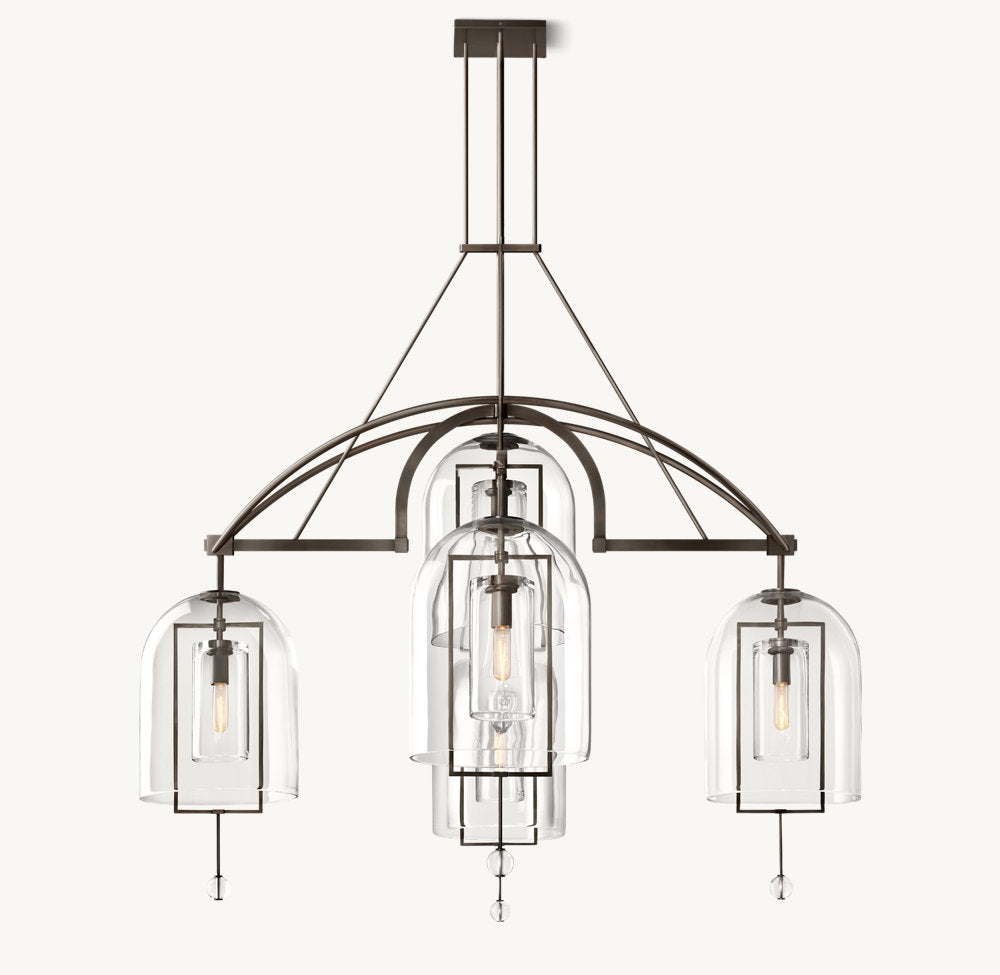 FULCRUM ROUND GRAND CHANDELIER 61"