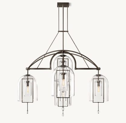 FULCRUM ROUND GRAND CHANDELIER 61"