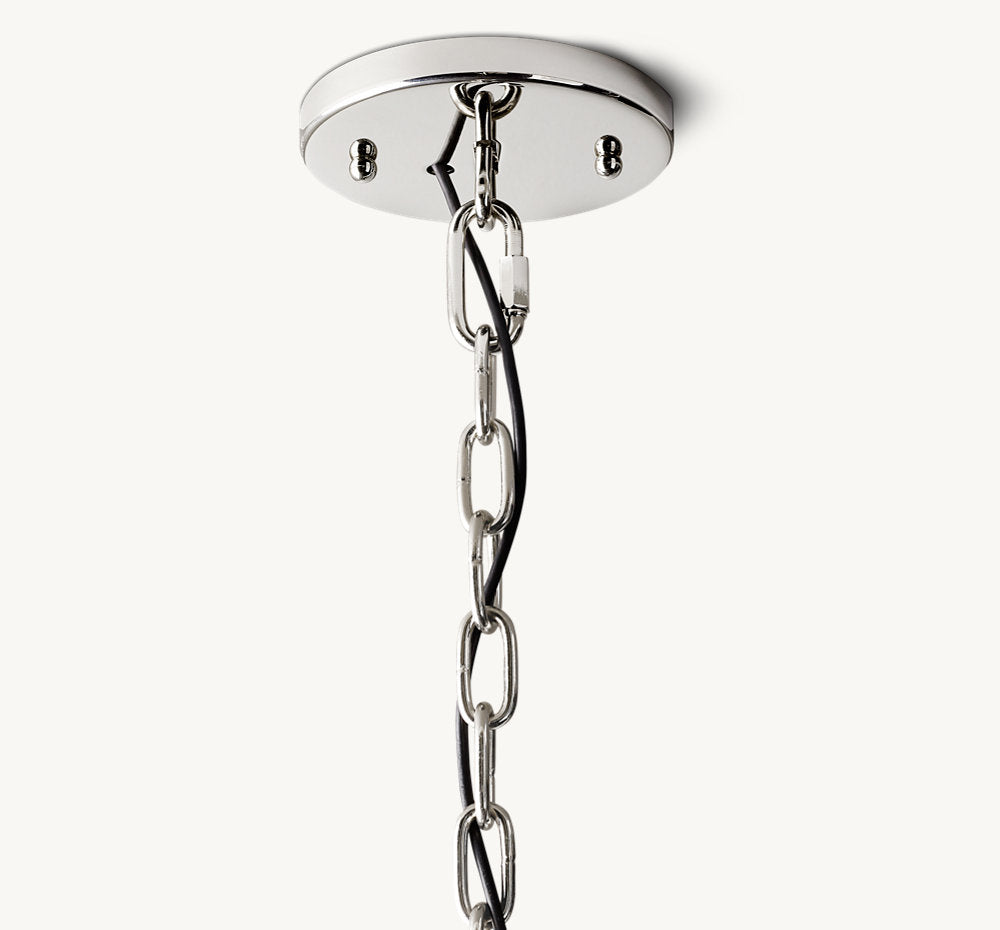 HARLOW CALCITE ROUND CHANDELIER 60"