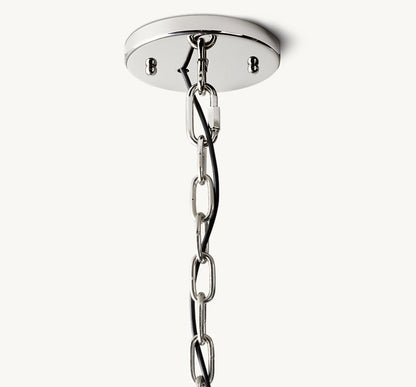 HARLOW CALCITE ROUND CHANDELIER 60"