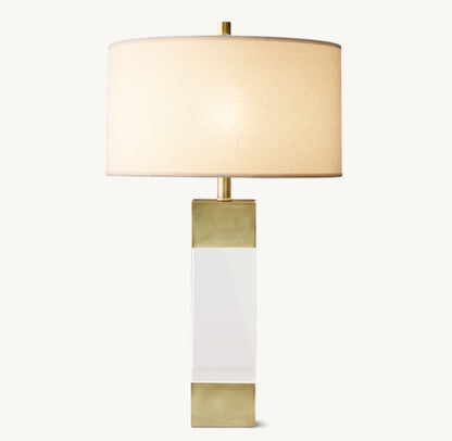 ALBA CRYSTAL BLOCK TABLE LAMP