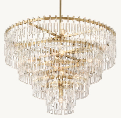 MARIGNAN TIERED ROUND CHANDELIER 48"