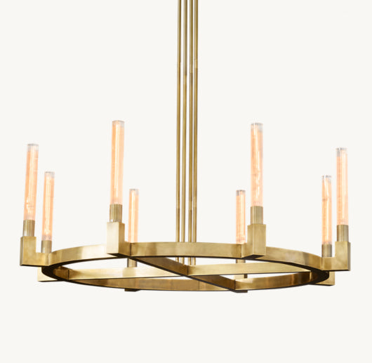 CANNELE ROUND CHANDELIER 48"