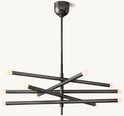 ROUSSEAU 10-LIGHT MOBILE ORB CHANDELIER