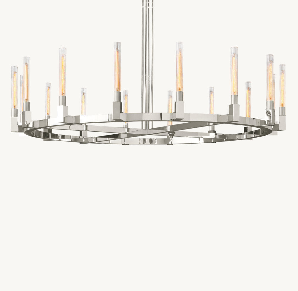 CANNELE ROUND CHANDELIER 72"