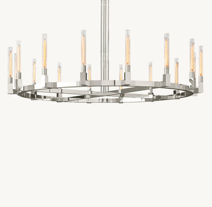 CANNELE ROUND CHANDELIER 72"