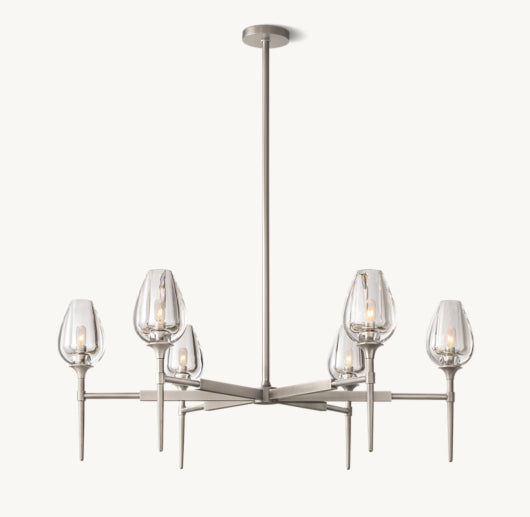 TULIP ROUND CHANDELIER 42"