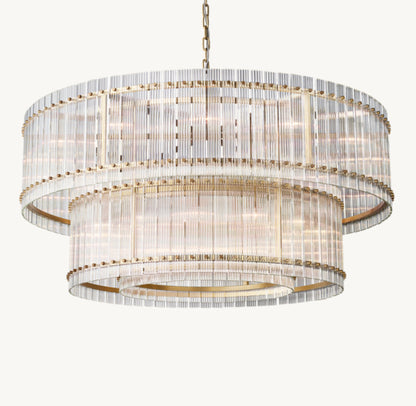 SAN MARCO TWO-TIER ROUND CHANDELIER 60"