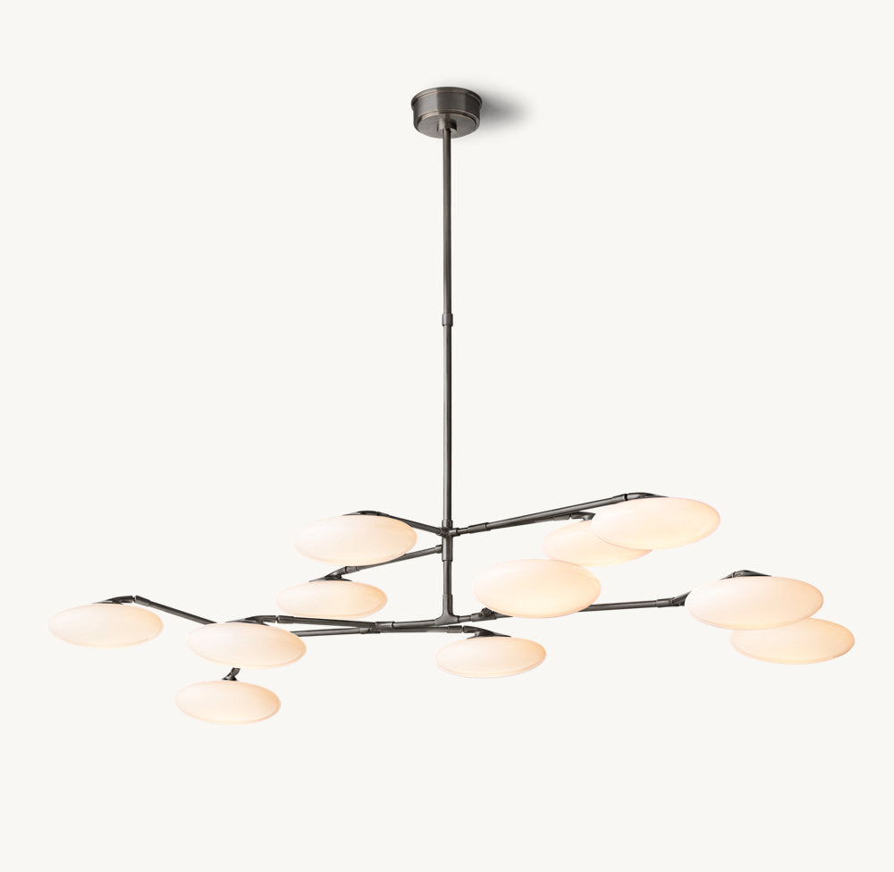 BRINDILLE TWO-TIER CHANDELIER 65"