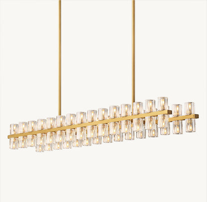 ARCACHON LED RECTANGULAR CHANDELIER 54"