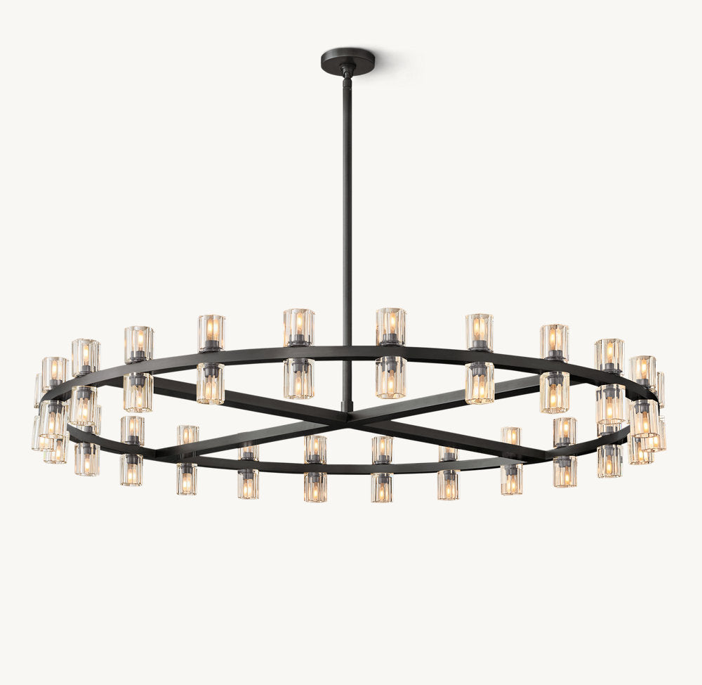 ARCACHON LED ROUND CHANDELIER 48"