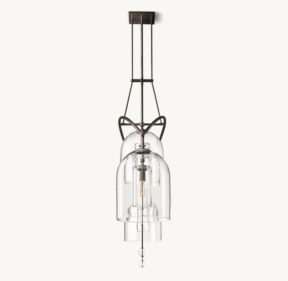 FULCRUM GRAND LINEAR CHANDELIER 85"