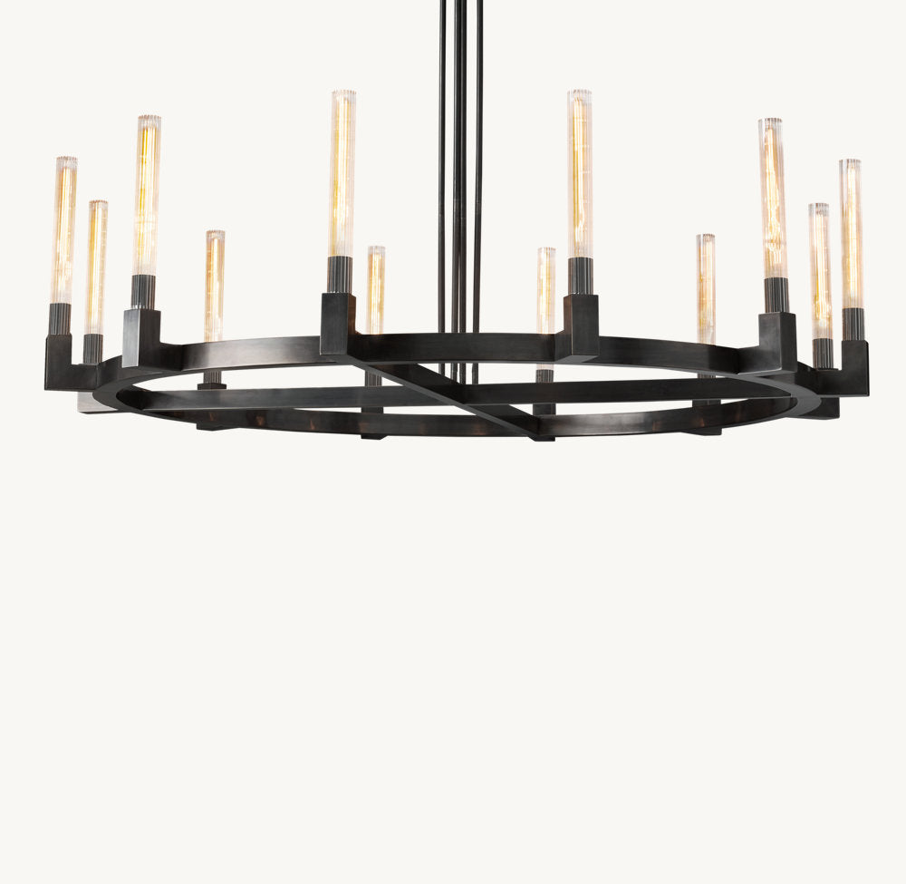 CANNELE ROUND CHANDELIER 60"