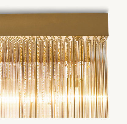 CASCADA SQUARE CHANDELIER 30"