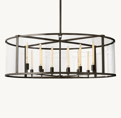 BECKMAN ROUND CHANDELIER 55"