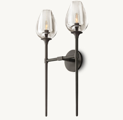 TULIP DOUBLE SCONCE