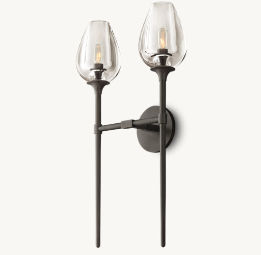 TULIP DOUBLE SCONCE