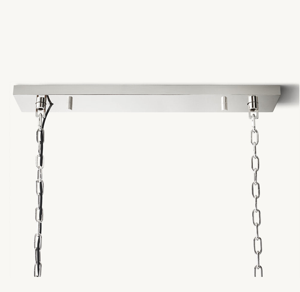 RHYS RECTANGULAR CHANDELIER 49"