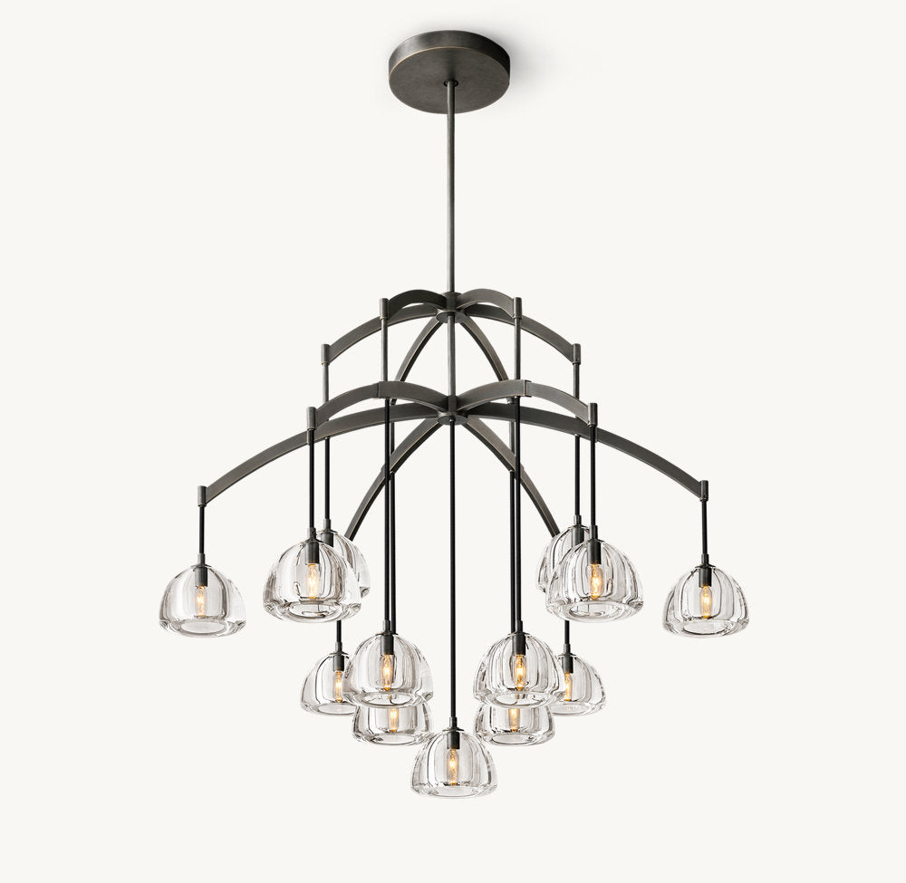 HEMISPHERE ROUND CHANDELIER 48"