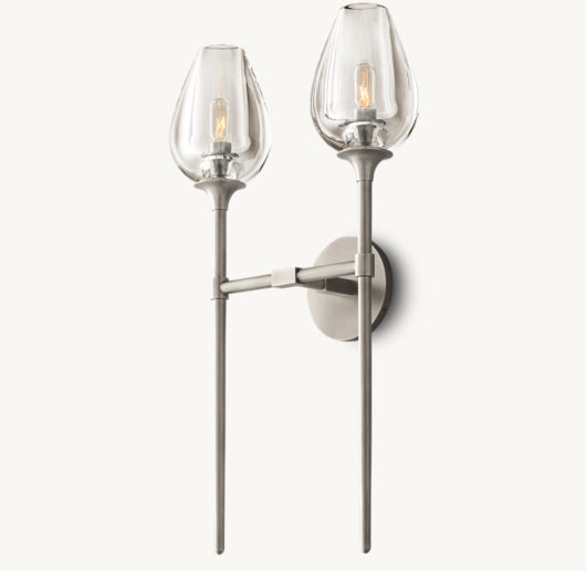 TULIP DOUBLE SCONCE