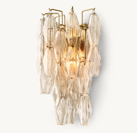 CHIARA CLEAR GLASS SCONCE