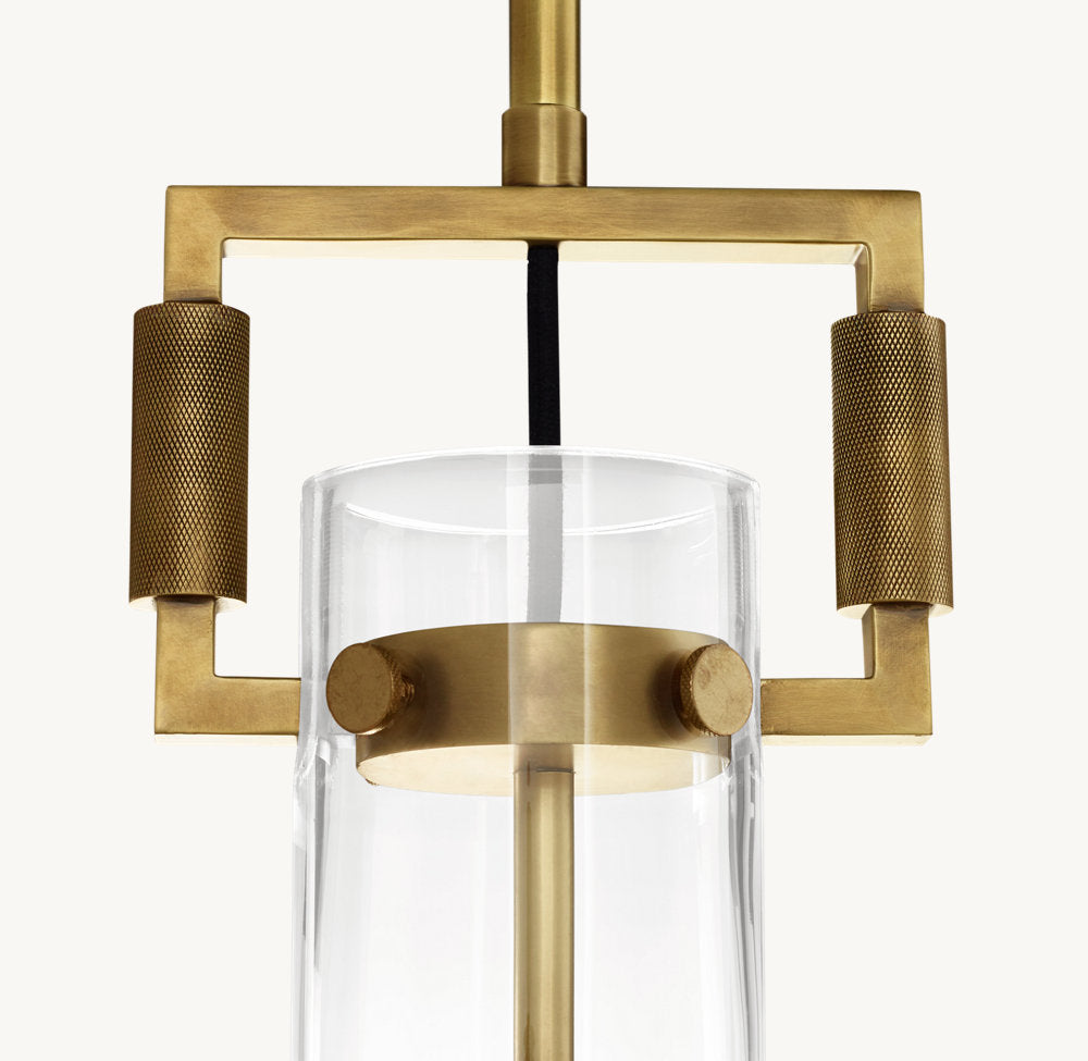 MACHINIST GLASS CYLINDER PENDANT