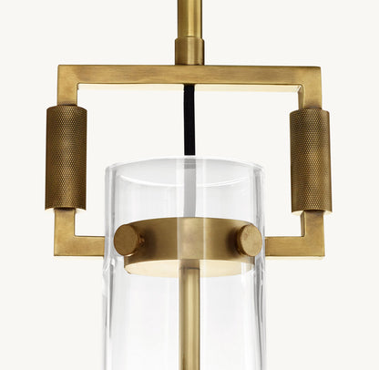 MACHINIST GLASS CYLINDER PENDANT