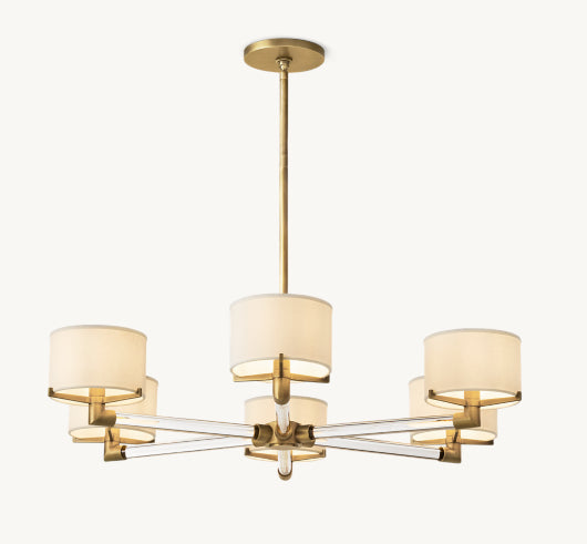 TRUMAN ROUND CHANDELIER 36"