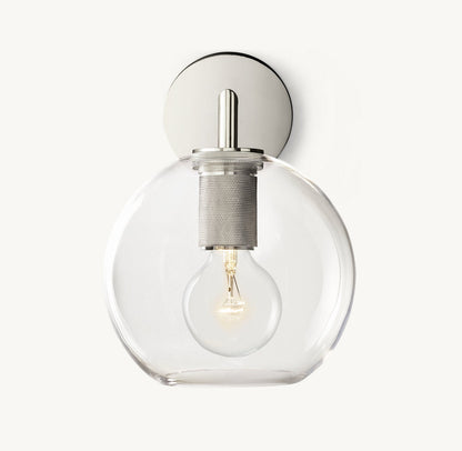 UTILITAIRE GLOBE SHADE SCONCE