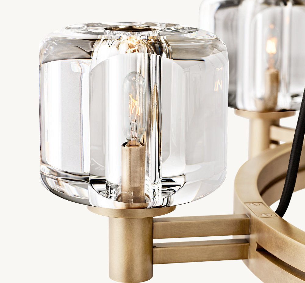 DEMARET ROUND CHANDELIER 36"