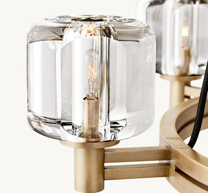 DEMARET ROUND CHANDELIER 36"