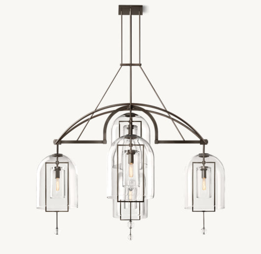 FULCRUM ROUND GRAND CHANDELIER 61"